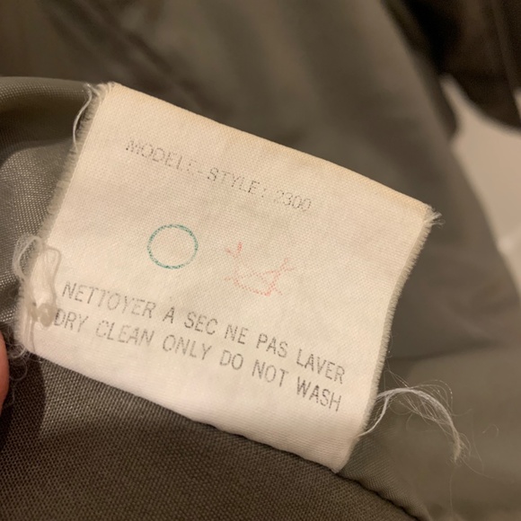 Khaki/olive trench coat - Picture 4 of 5